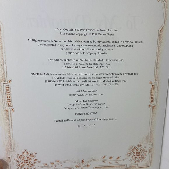 To My Daughter, With Love: A Mother's Memory Book Hardcover - Picture 4 of 9